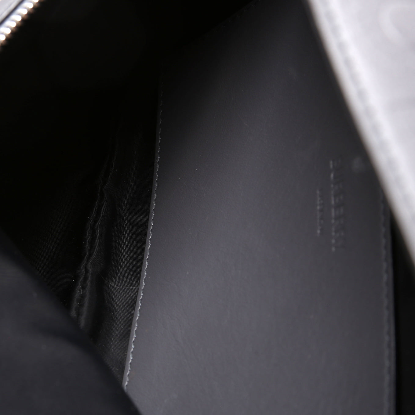 8058255 Sonny Leather Bum Bag Grey