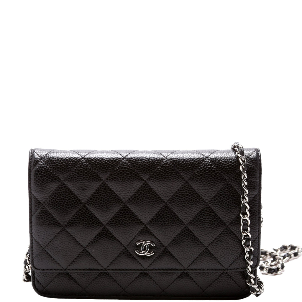 WOC Classic Quilted Caviar Black