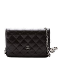 WOC Classic Quilted Caviar Black