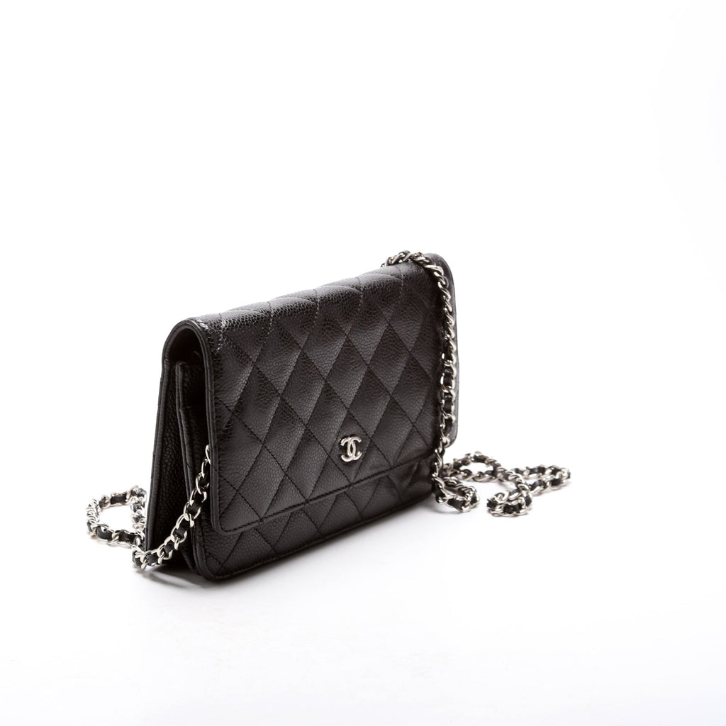 WOC Classic Quilted Caviar Black