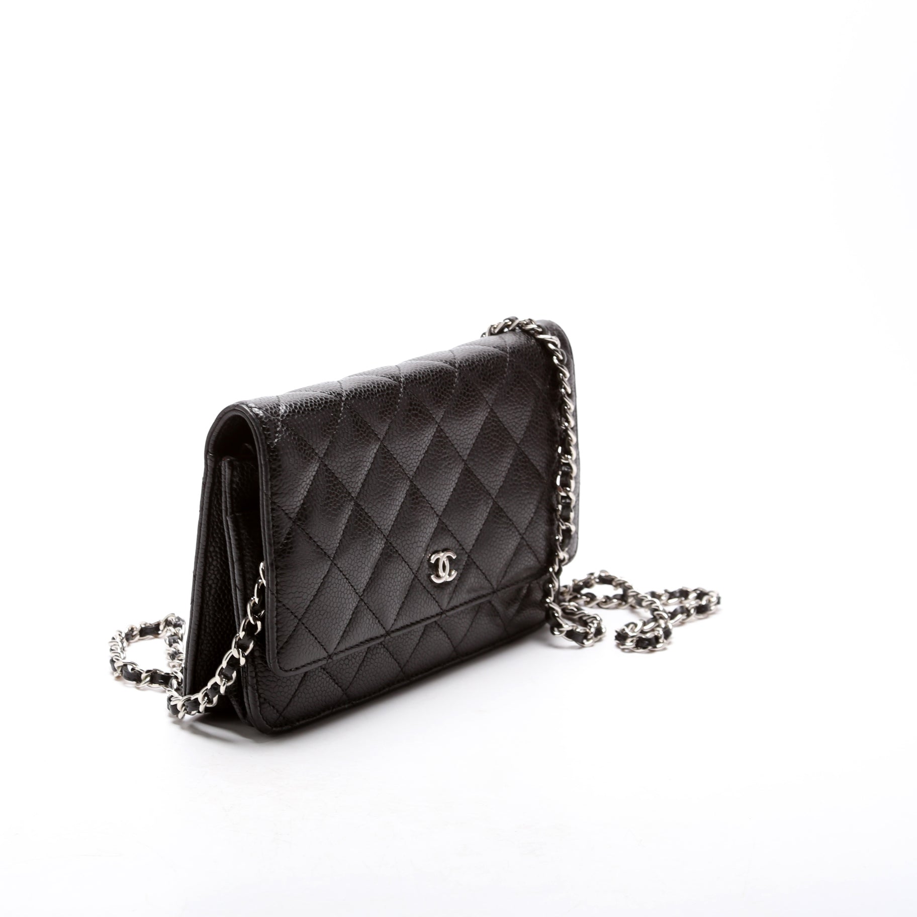 WOC Classic Quilted Caviar Black