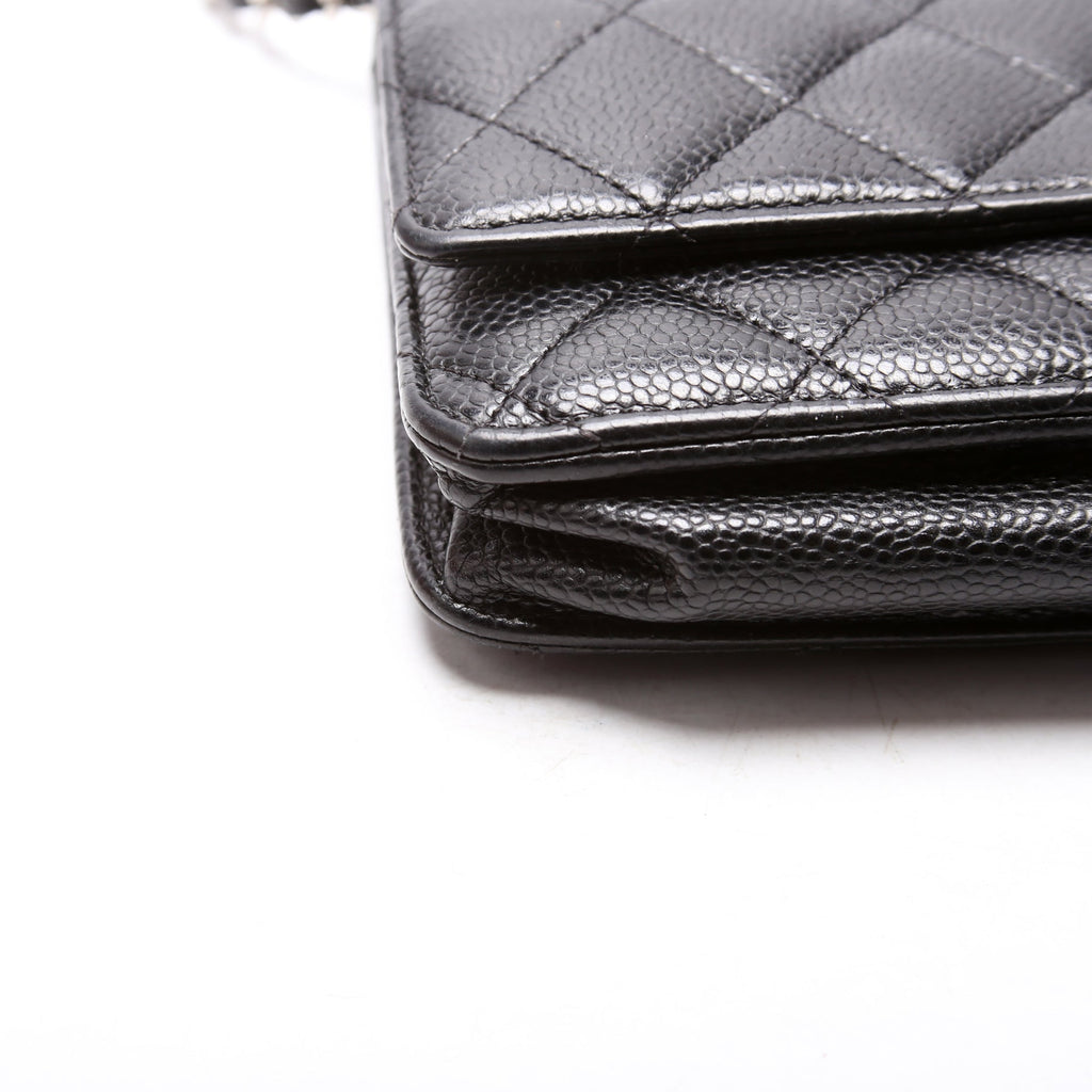 WOC Classic Quilted Caviar Black