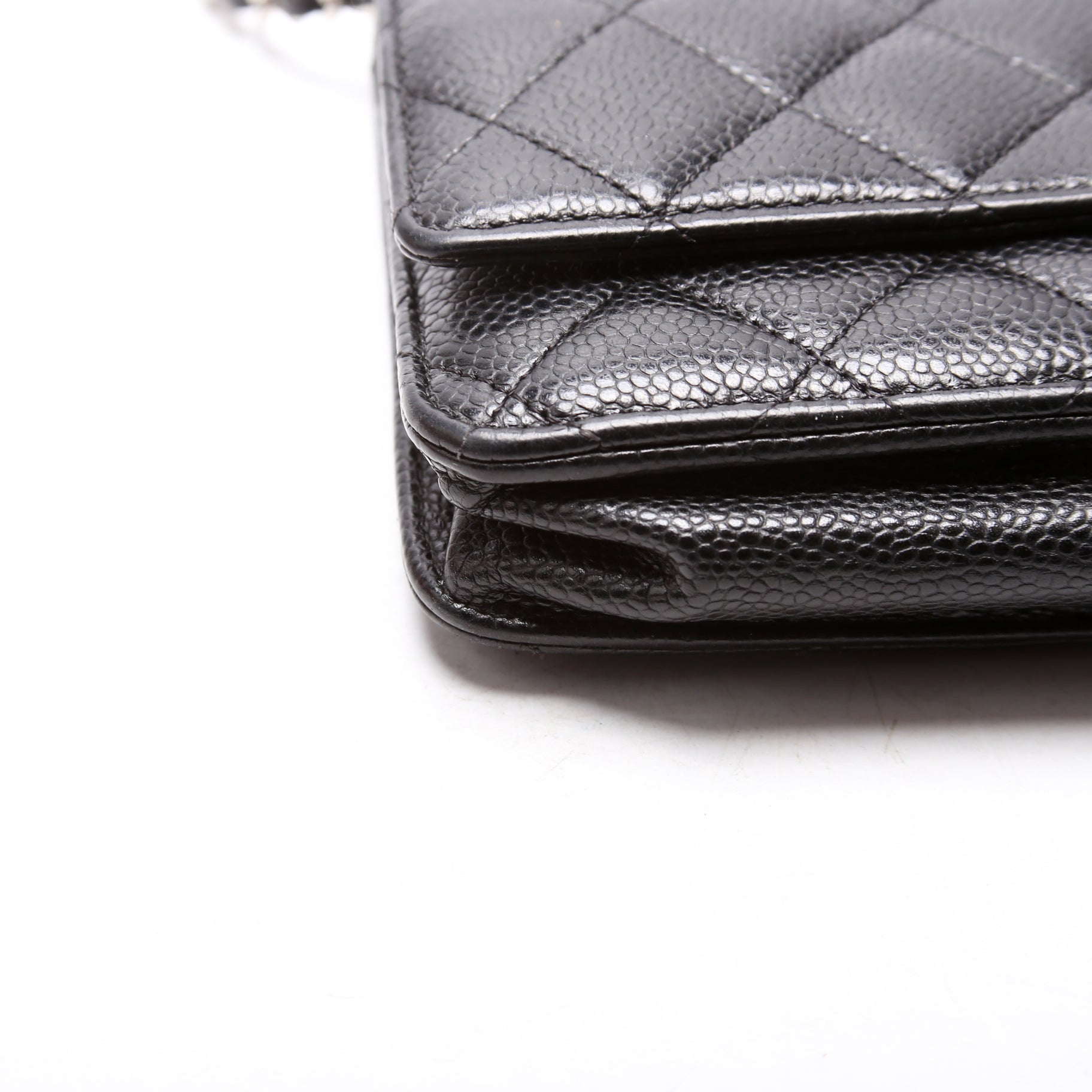 WOC Classic Quilted Caviar Black