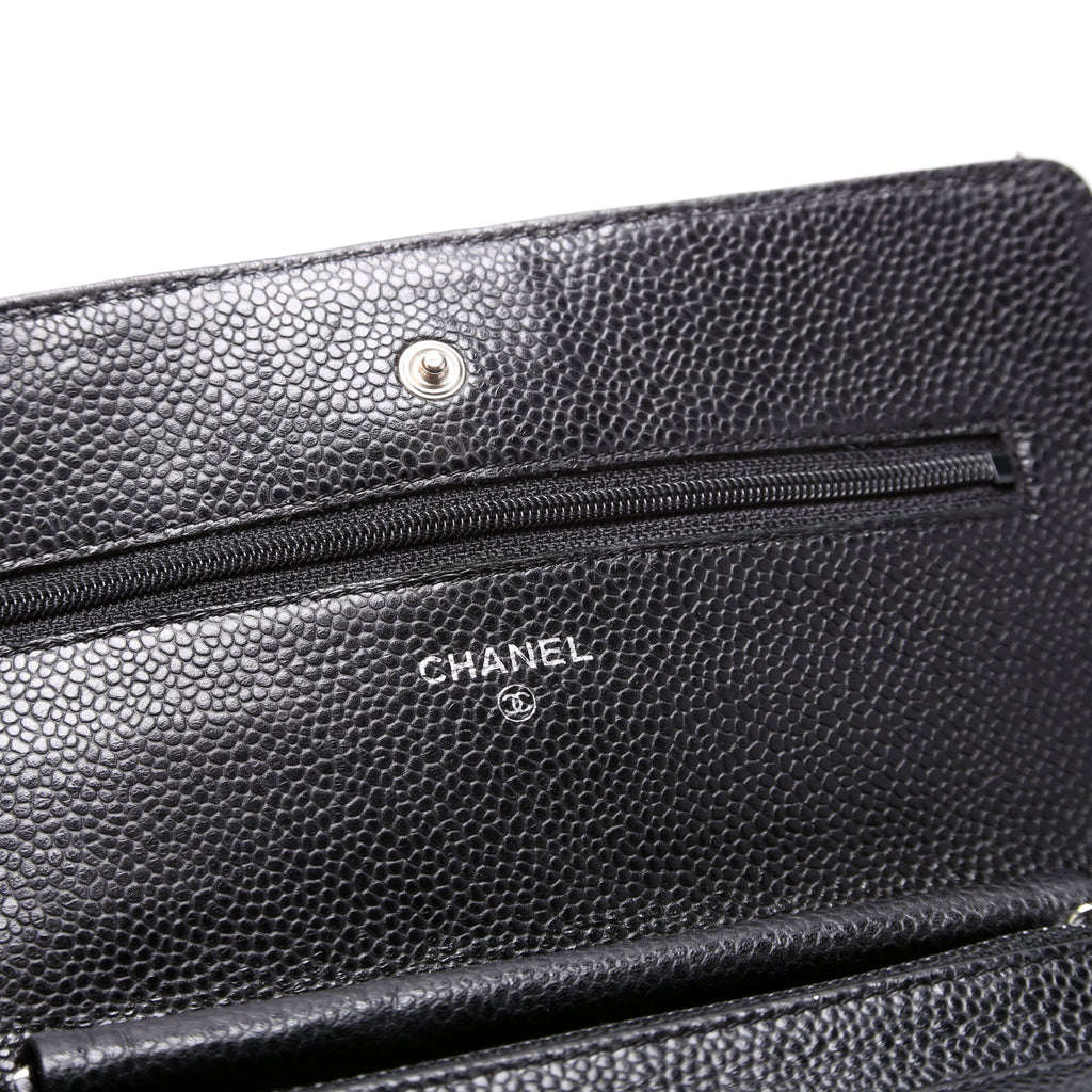 WOC Classic Quilted Caviar Black