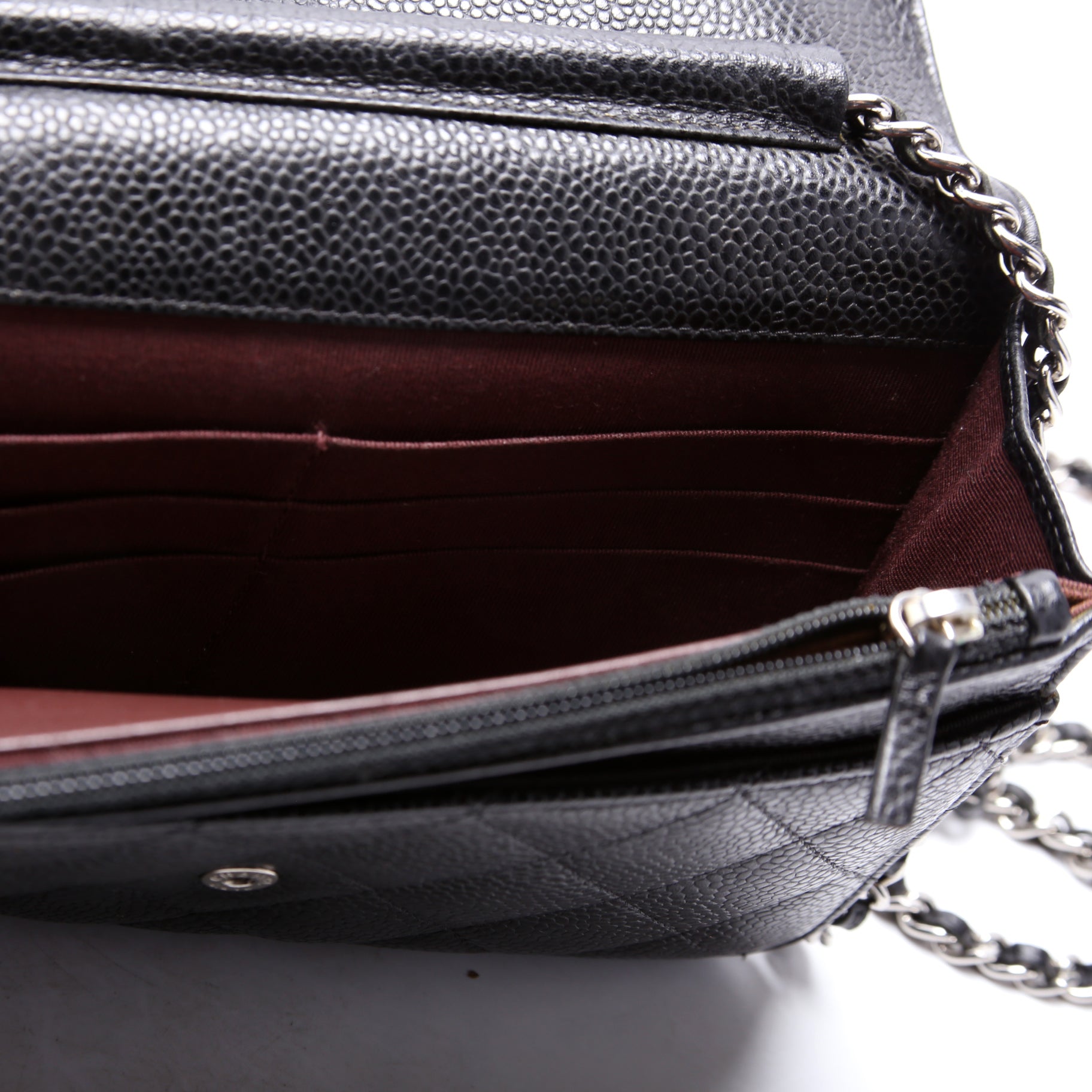 WOC Classic Quilted Caviar Black