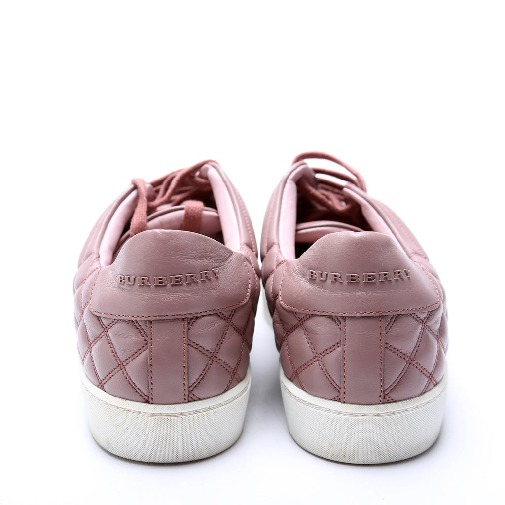 Westford Quilted Leather Low Top Sneakers Size 38 Purple