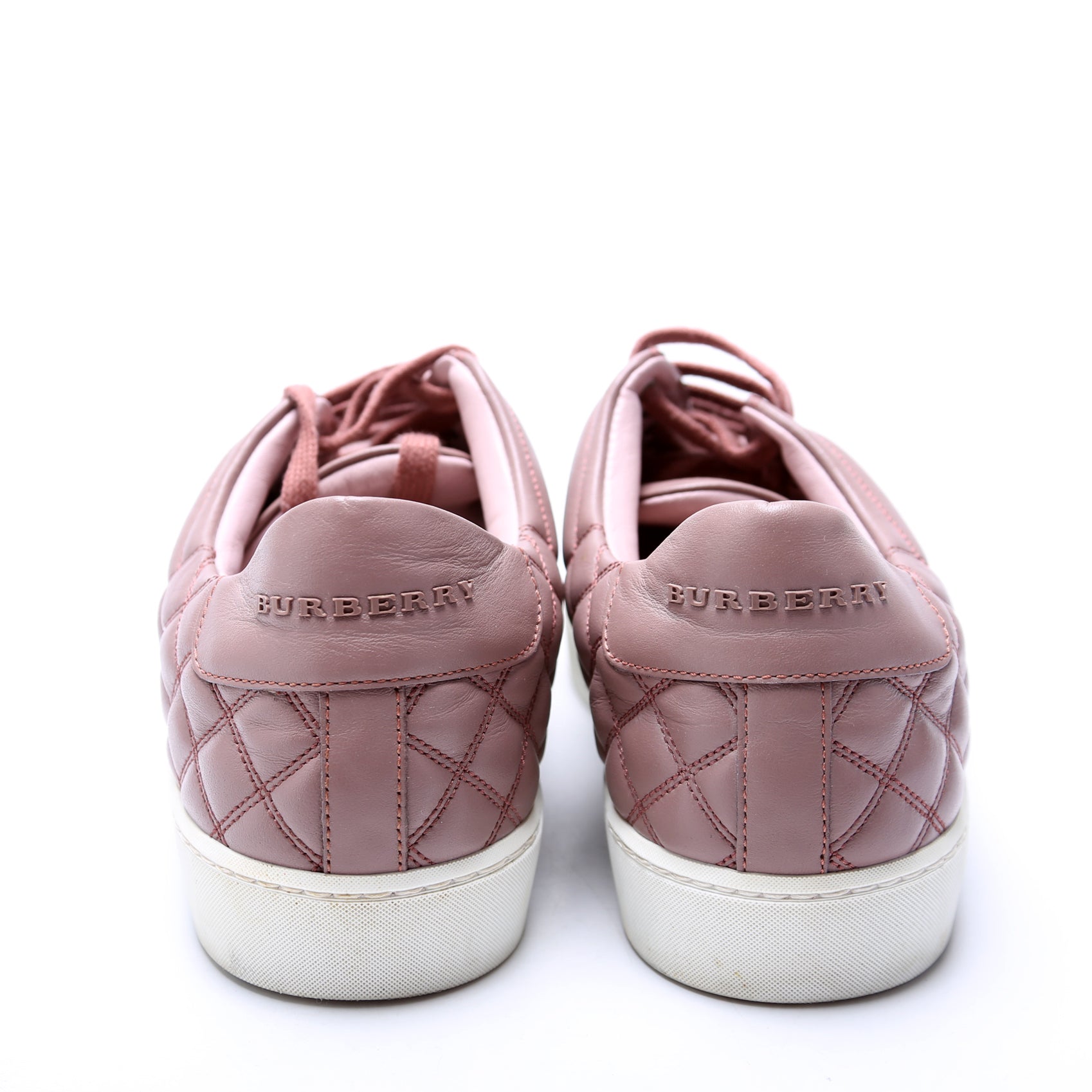 Westford Quilted Leather Low Top Sneakers Size 38 Purple