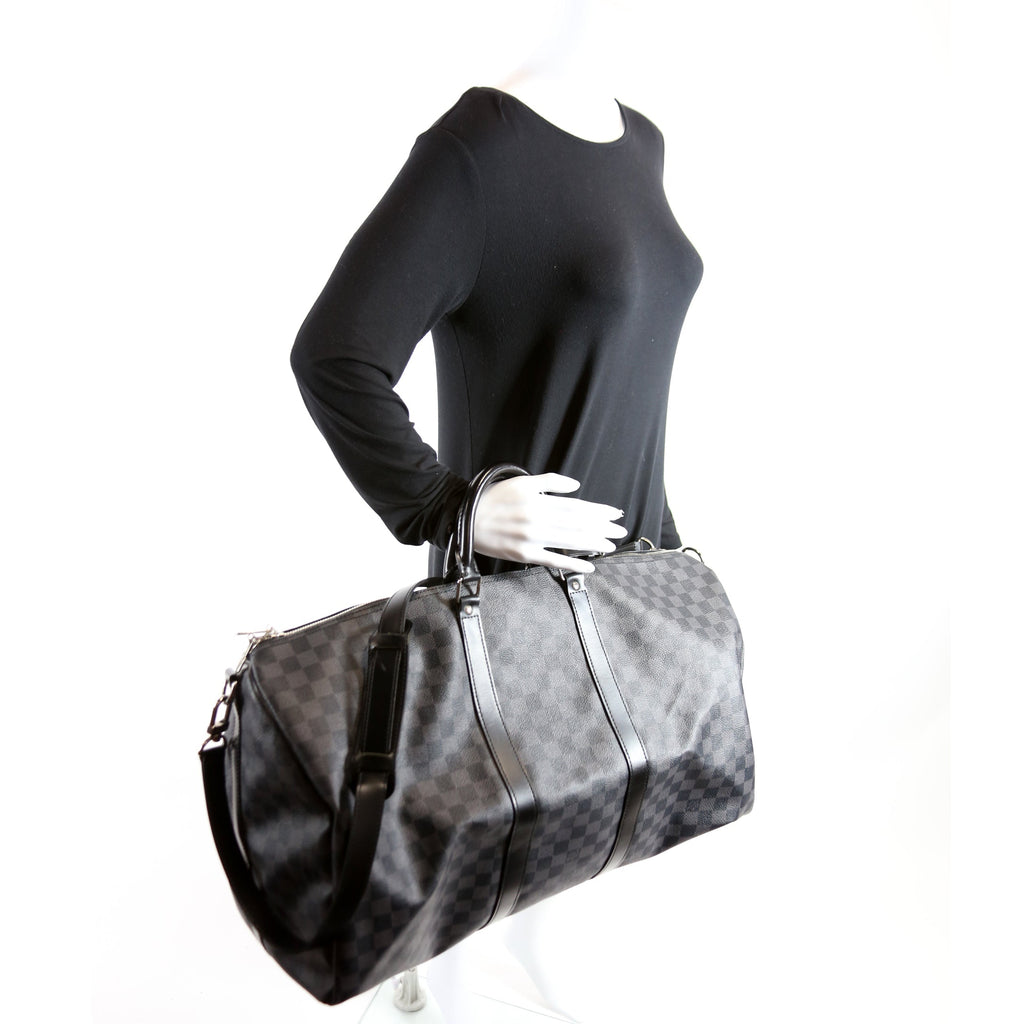 Keepall 55 Graphite with Strap