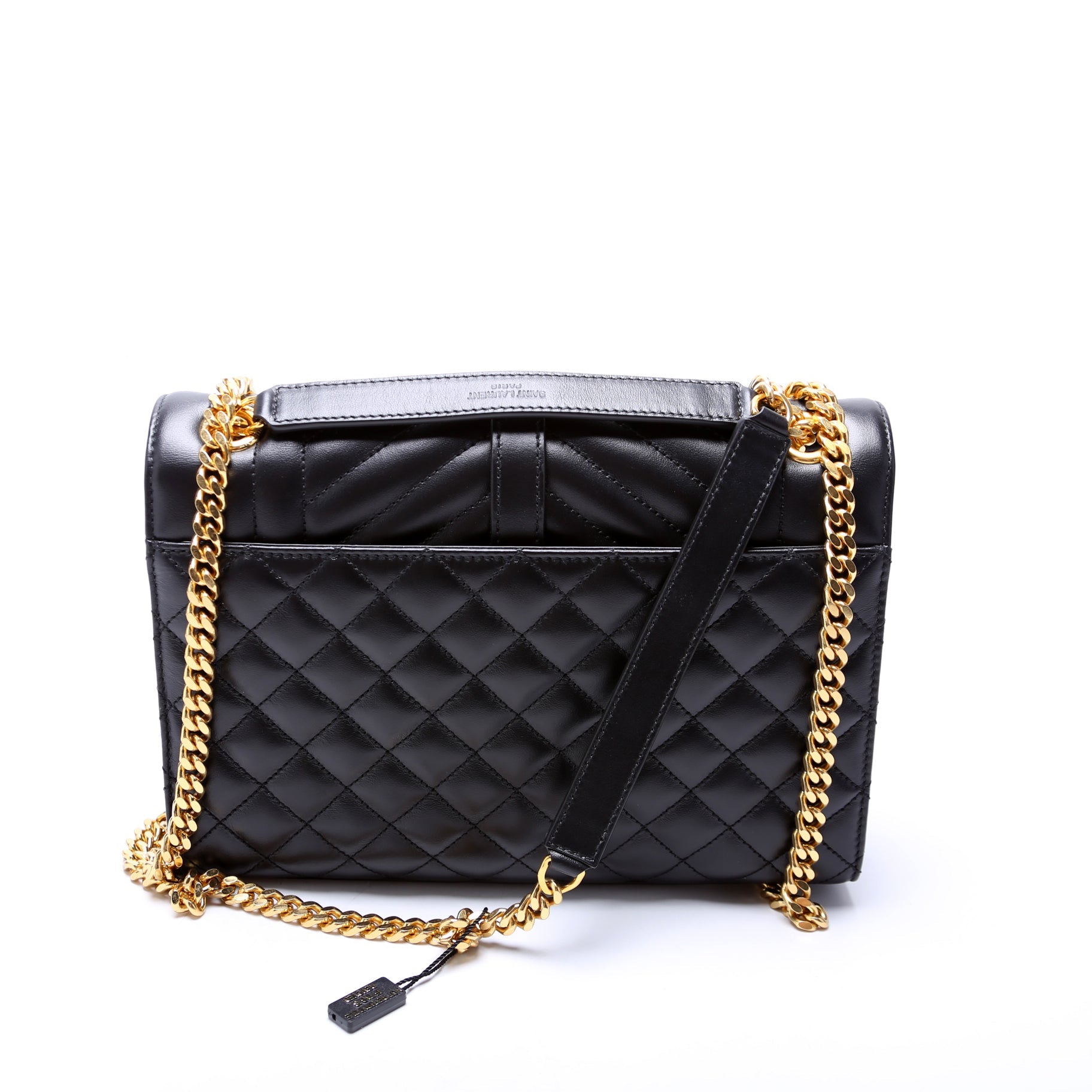 Envelope Medium Tri-Quilt Black