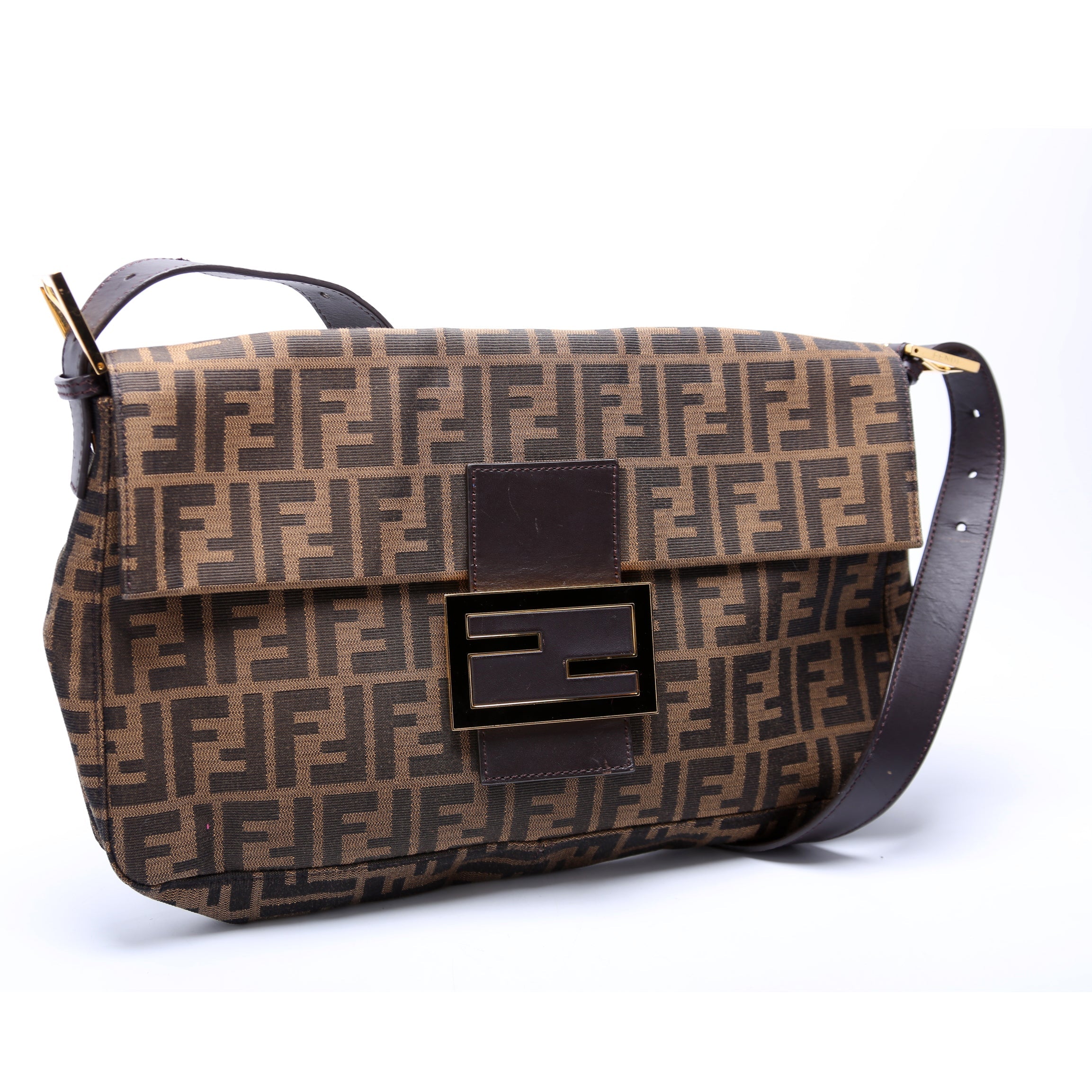 Zucca Vitelo Messenger Baguette Brown