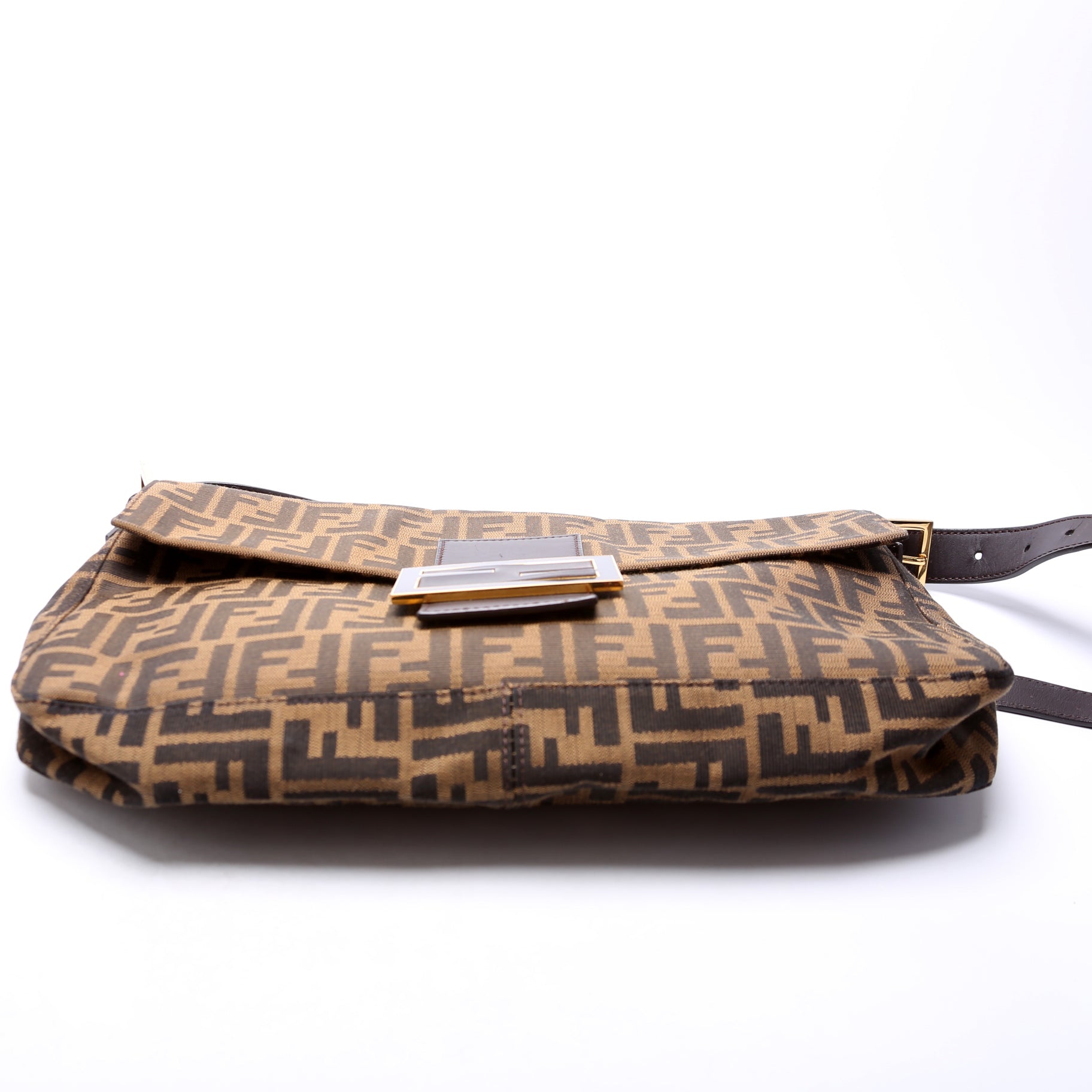 Zucca Vitelo Messenger Baguette Brown