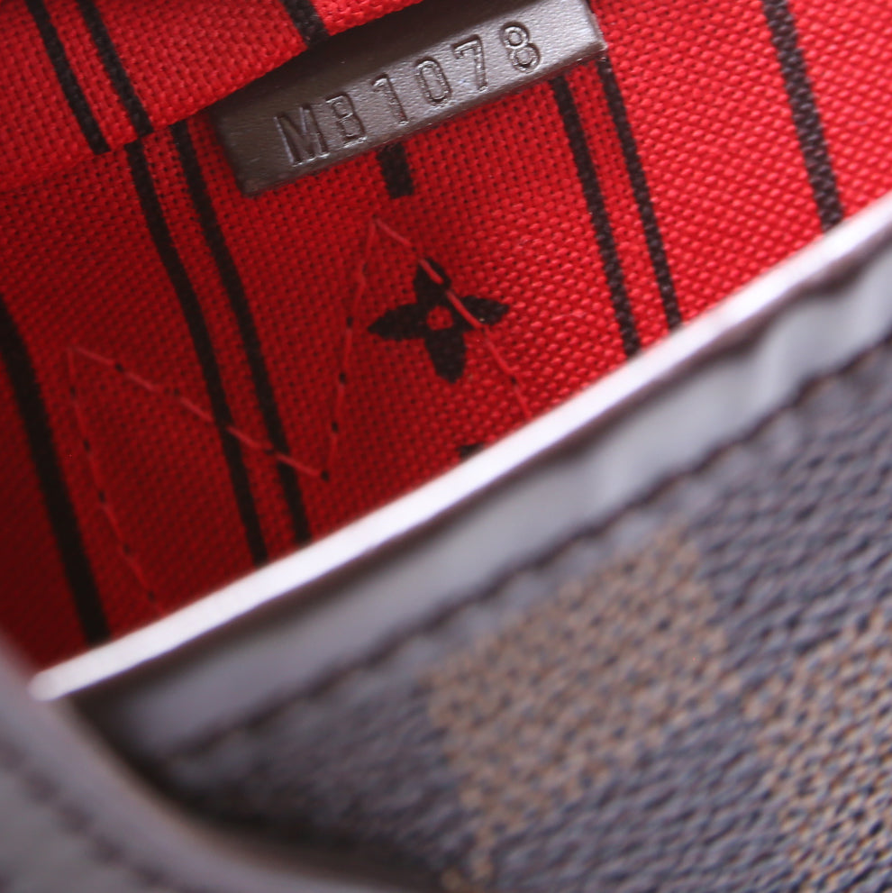 Neverfull PM Damier Ebene Red