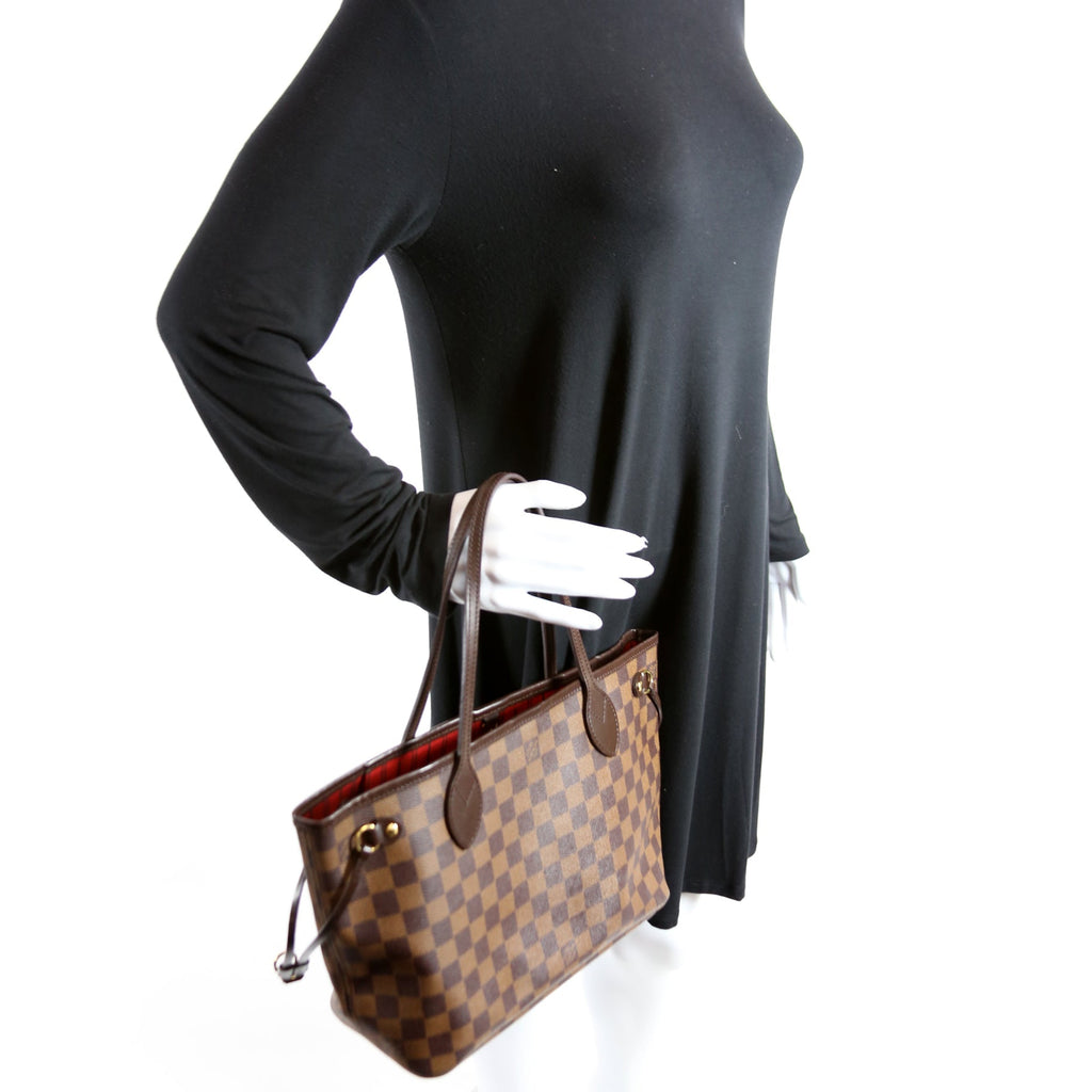 Neverfull PM Damier Ebene Red