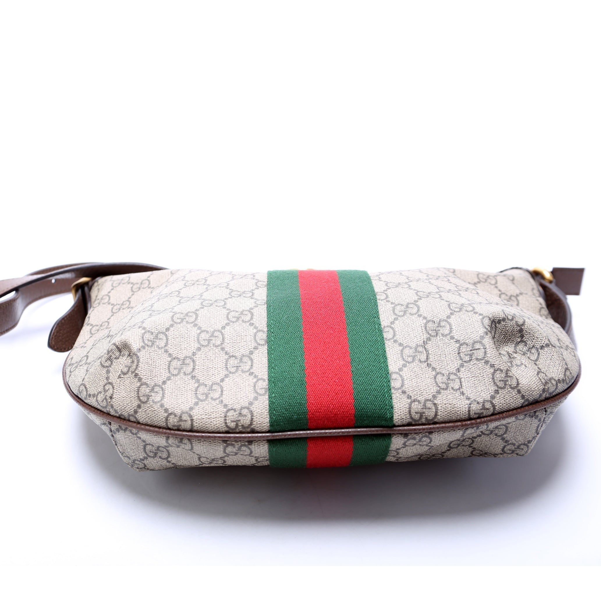 598125 Ophidia GG Supreme Small Shoulder Bag Brown