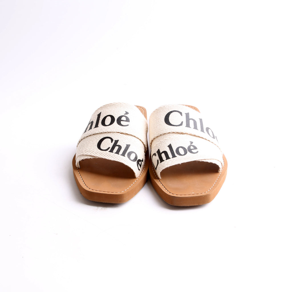 Woody Flat Mules Size 40