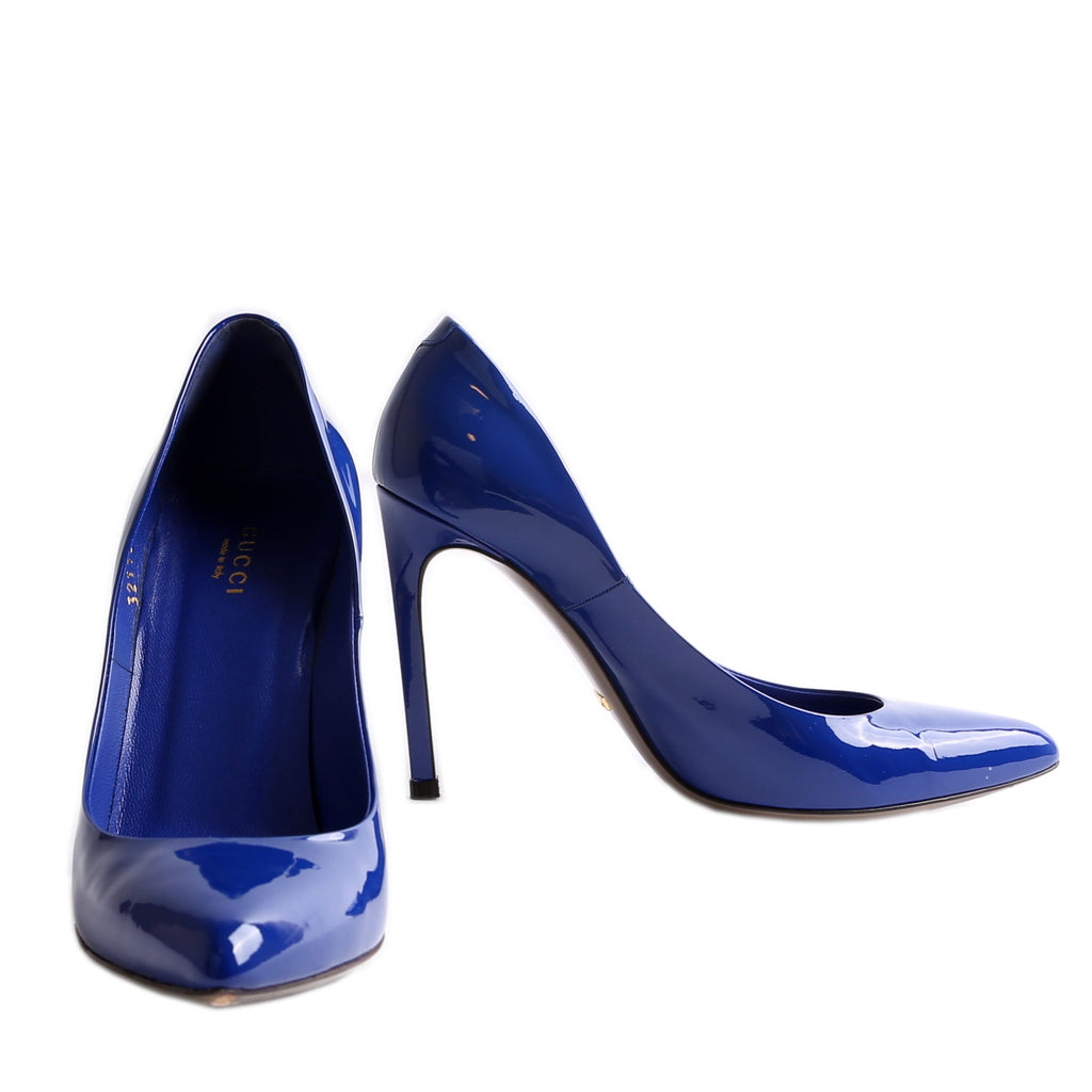 Gucci Patent Leather Pointed Toe Pumps Size 39