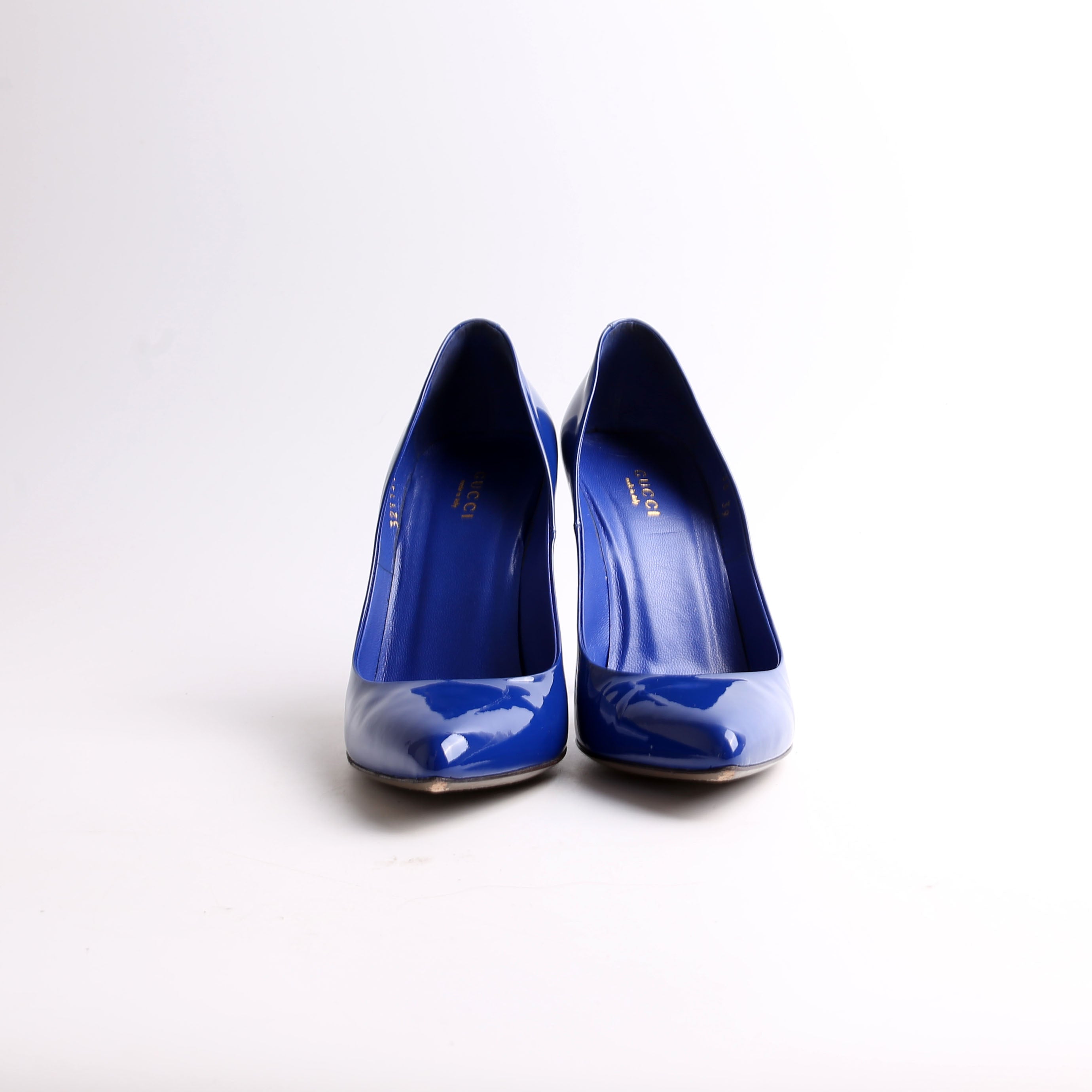 Gucci Patent Leather Pointed Toe Pumps Size 39