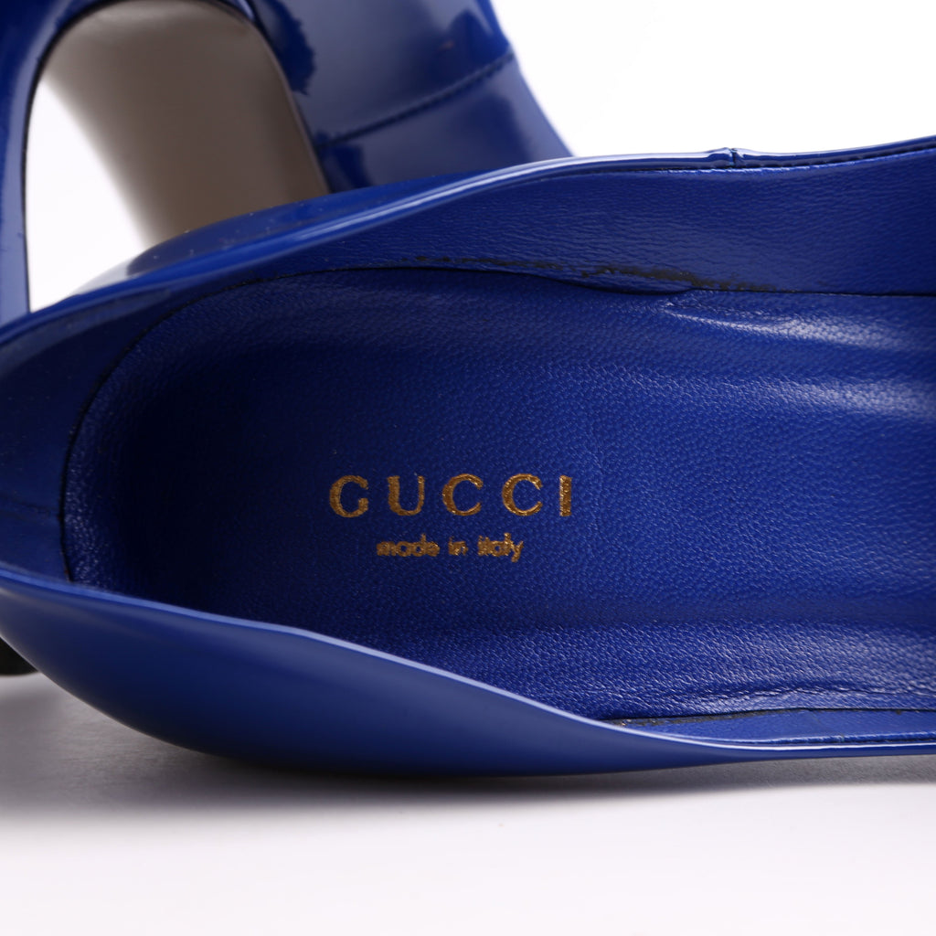 Gucci Patent Leather Pointed Toe Pumps Size 39