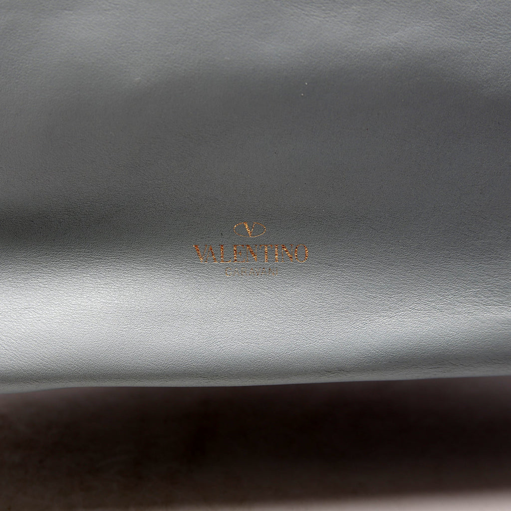 Lovestud Leather Tote Blue