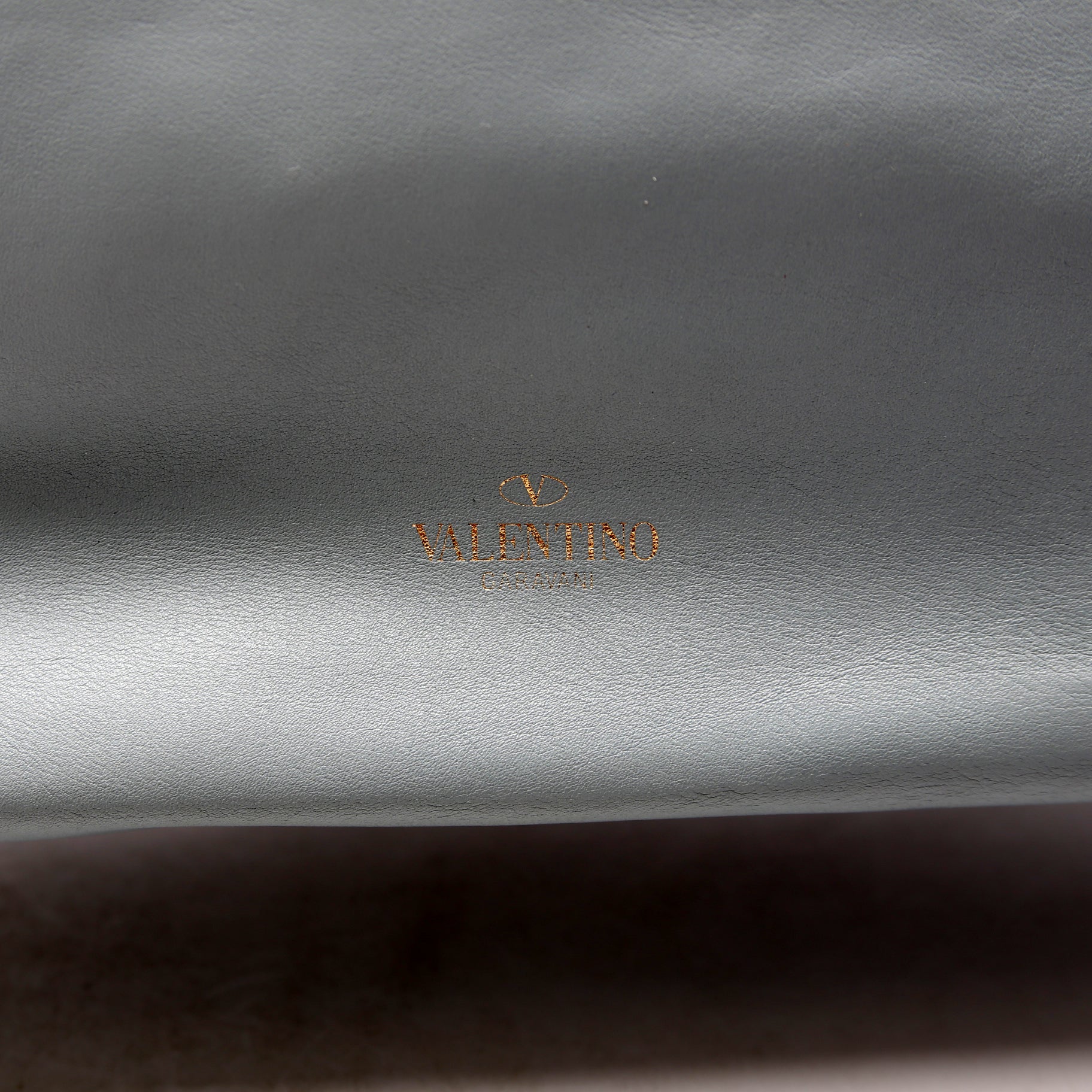 Lovestud Leather Tote Blue