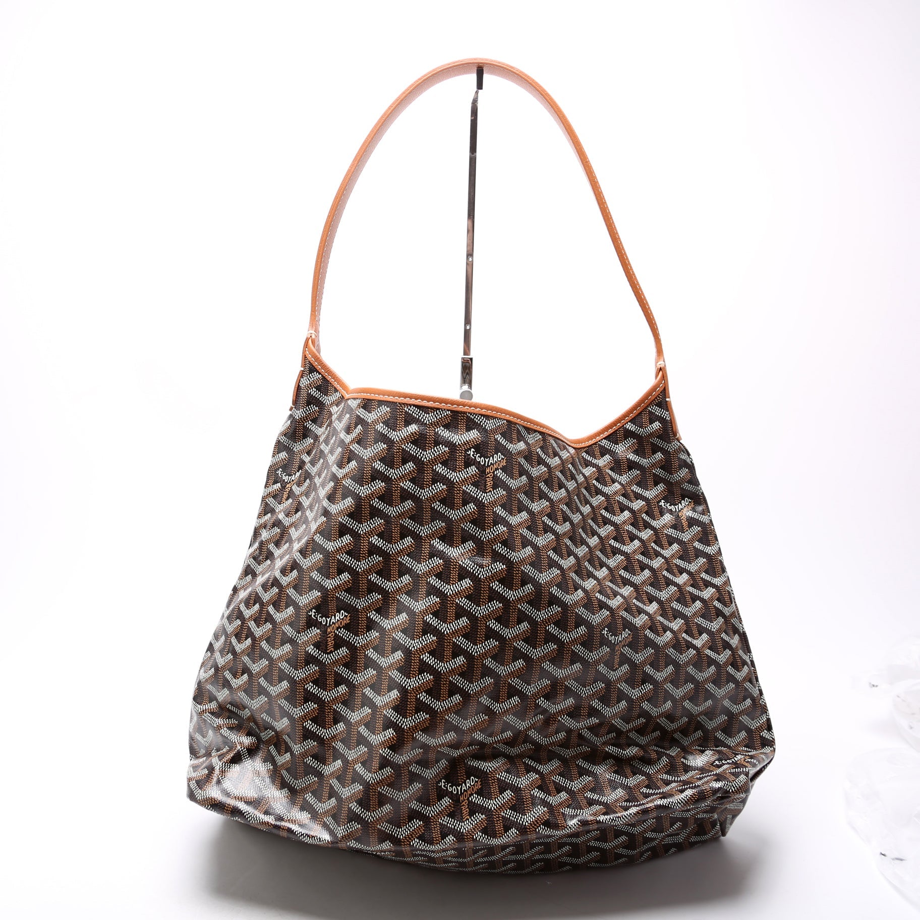 Goyardine Boheme Hobo Black