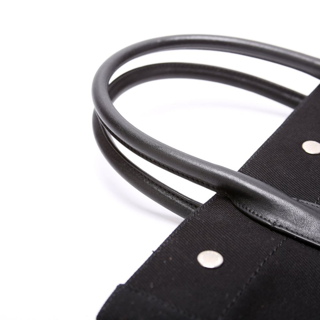 SAINT LAURENT Rive Gauche Vertical Tote Bag Black