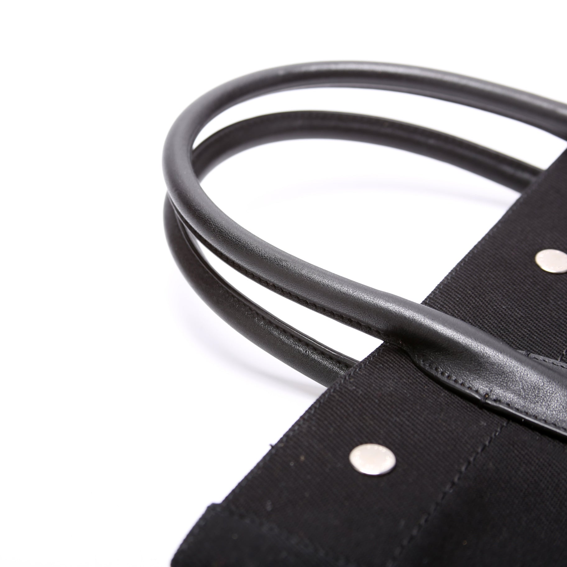 SAINT LAURENT Rive Gauche Vertical Tote Bag Black