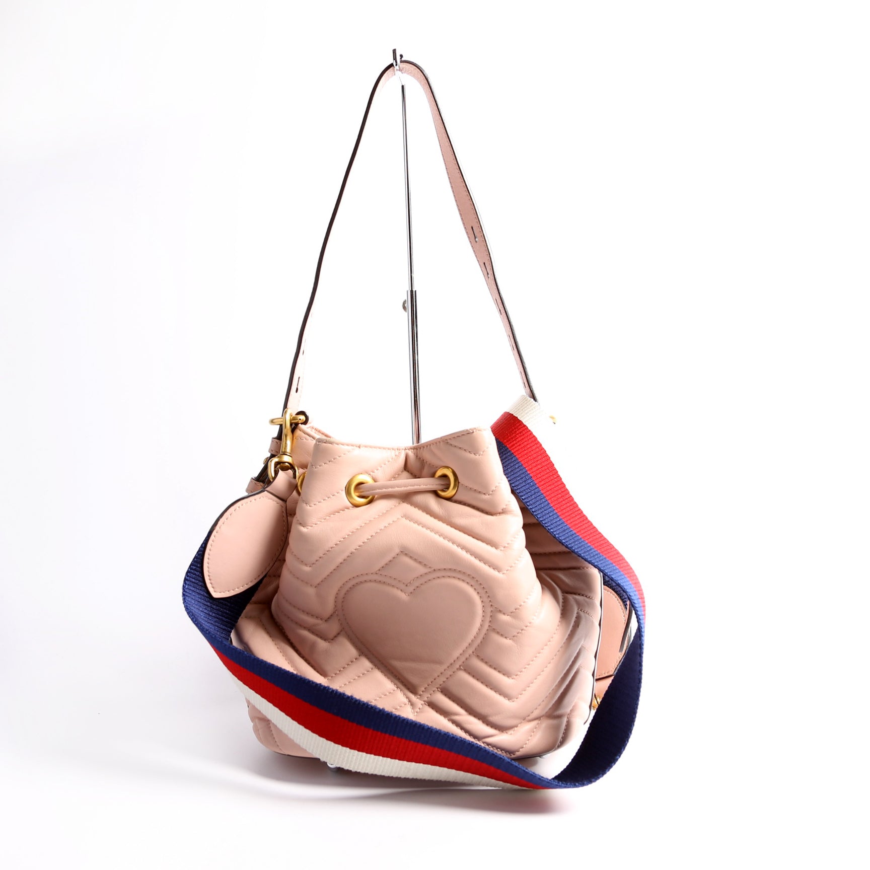 Gucci 476674 GG Marmont Bucket Pink