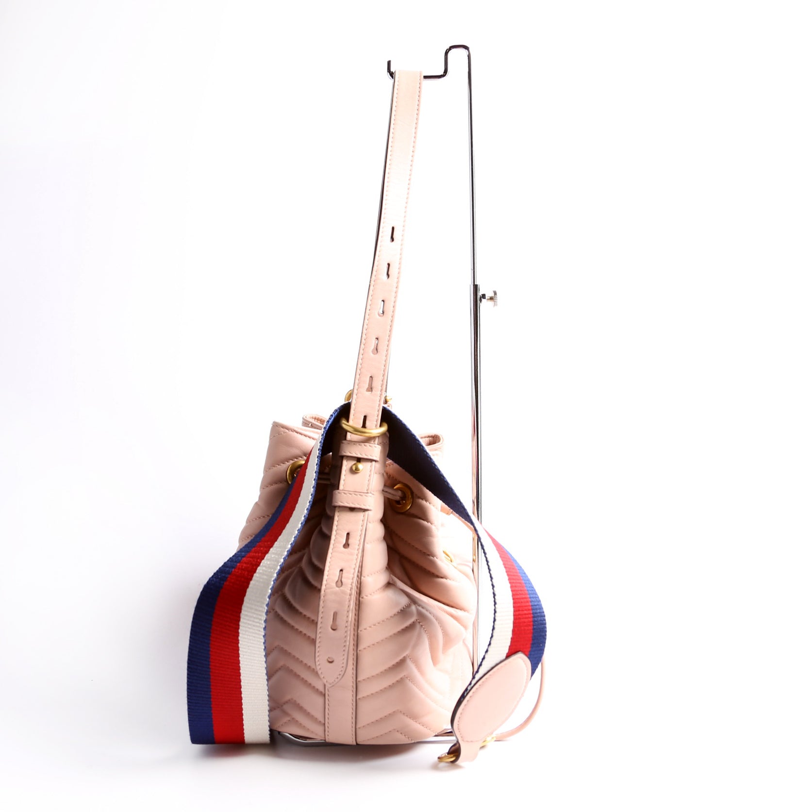 Gucci 476674 GG Marmont Bucket Pink