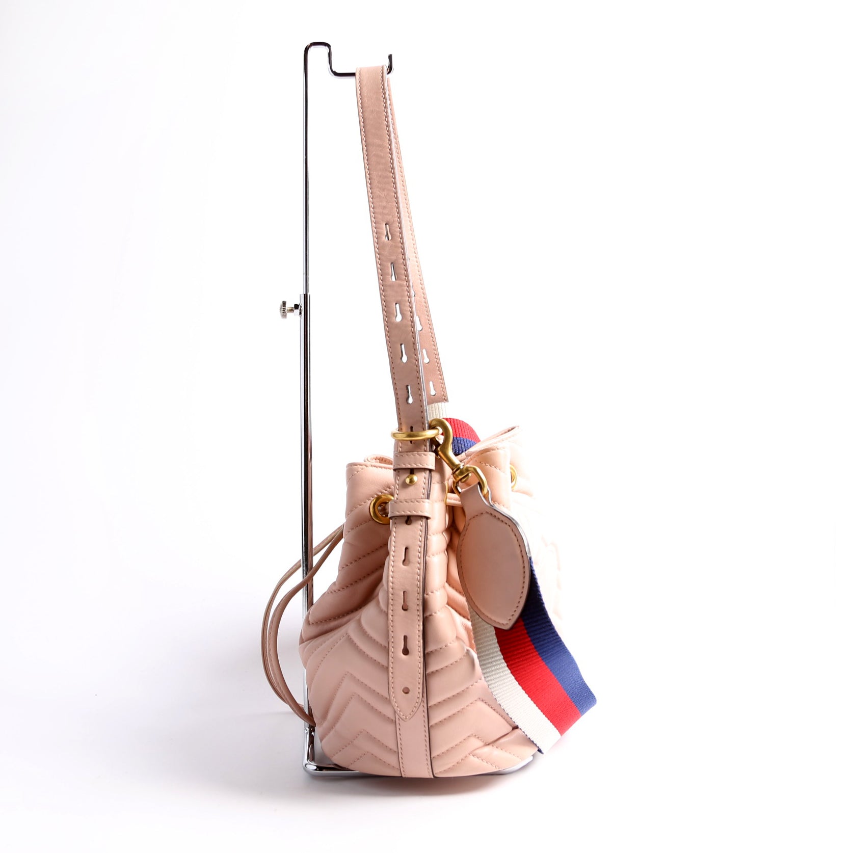 Gucci 476674 GG Marmont Bucket Pink