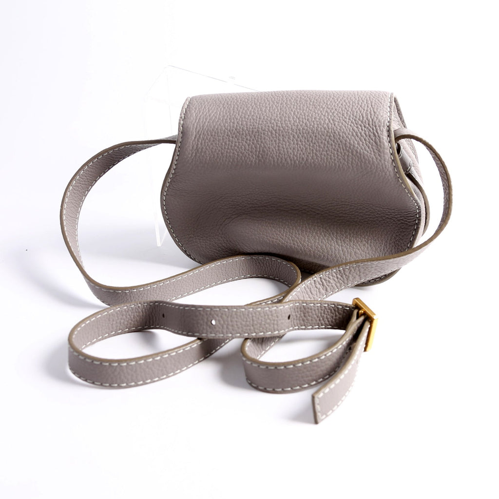 Marcie Saddle Bag Crossbody Small Grey