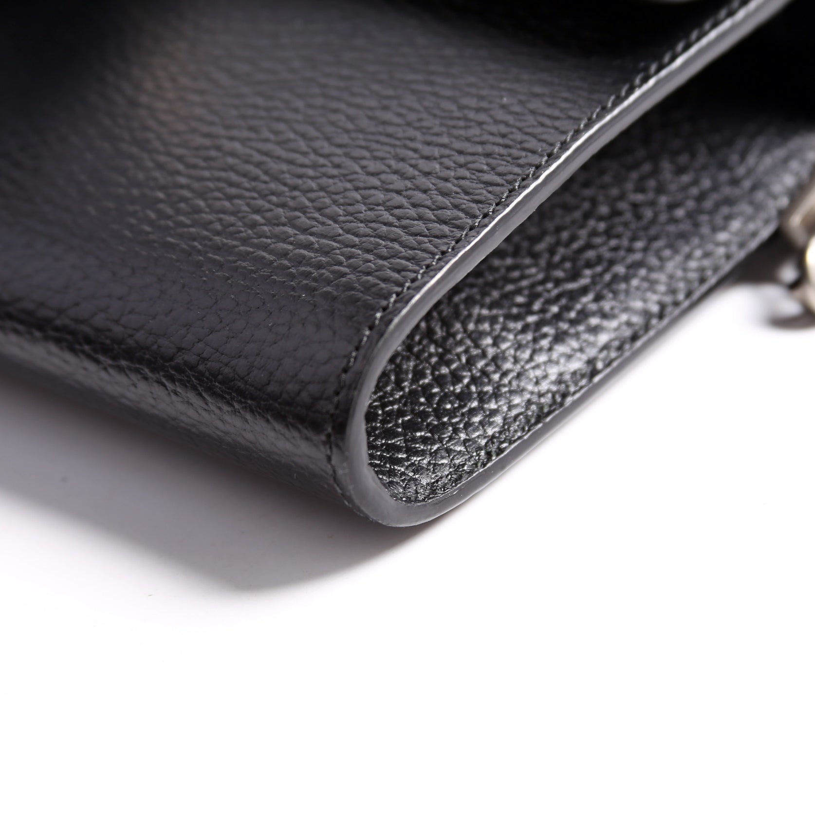 731782 Dionysus Leather East-West Small Shoulder Black