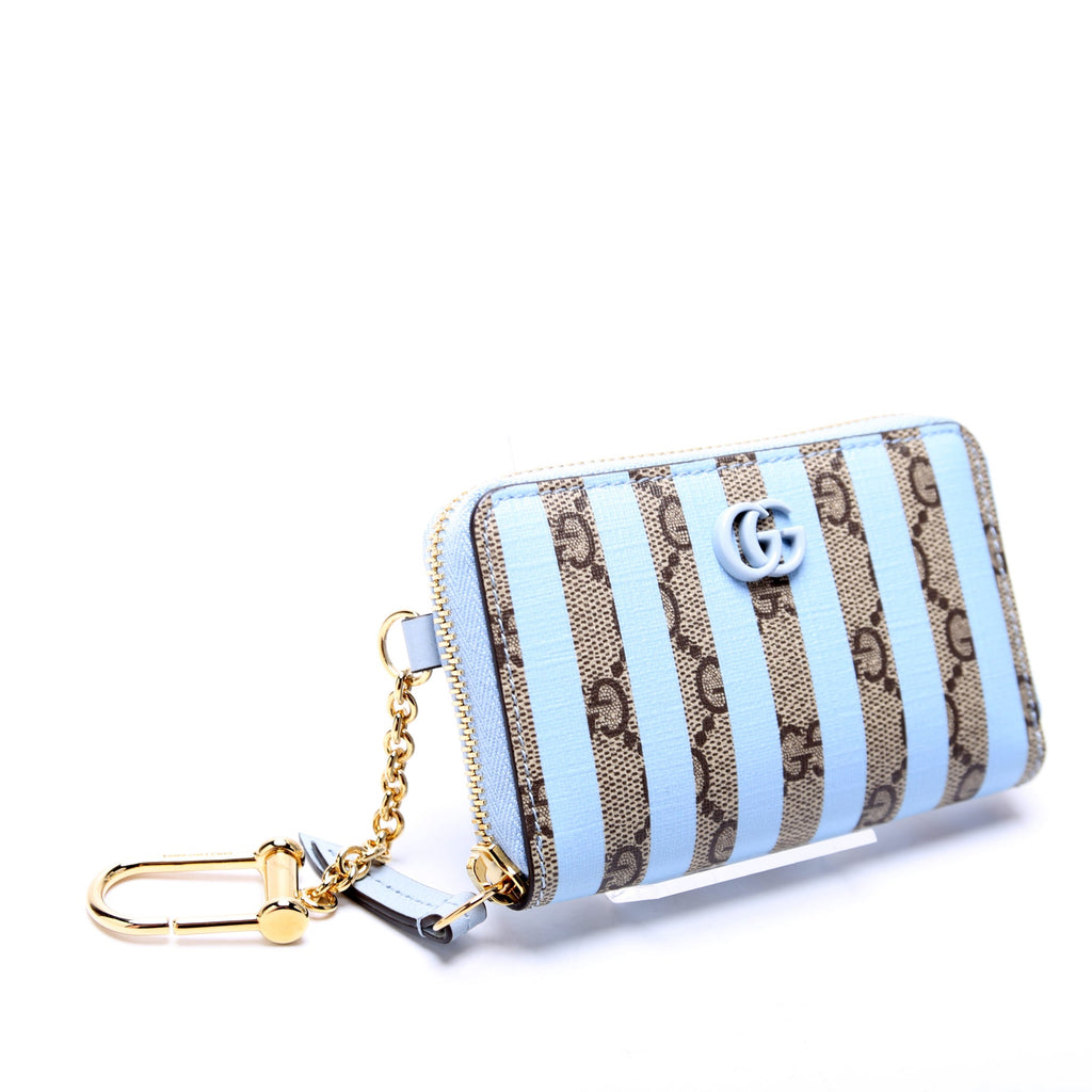 701485 Love Parade Zip Card Case Blue