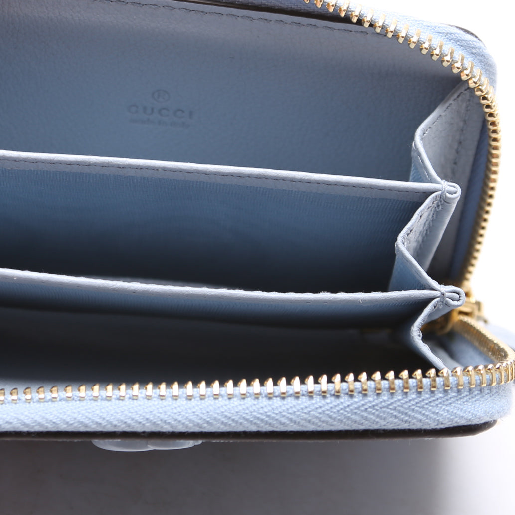 701485 Love Parade Zip Card Case Blue