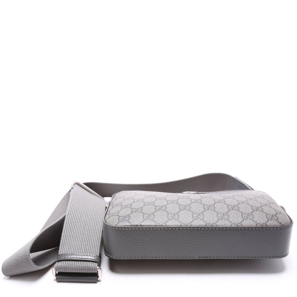 699439 GG Supreme Ophidia Small Wristlet Crossbody Grey