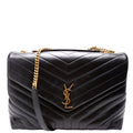 Loulou Satchel Large 574947 Black