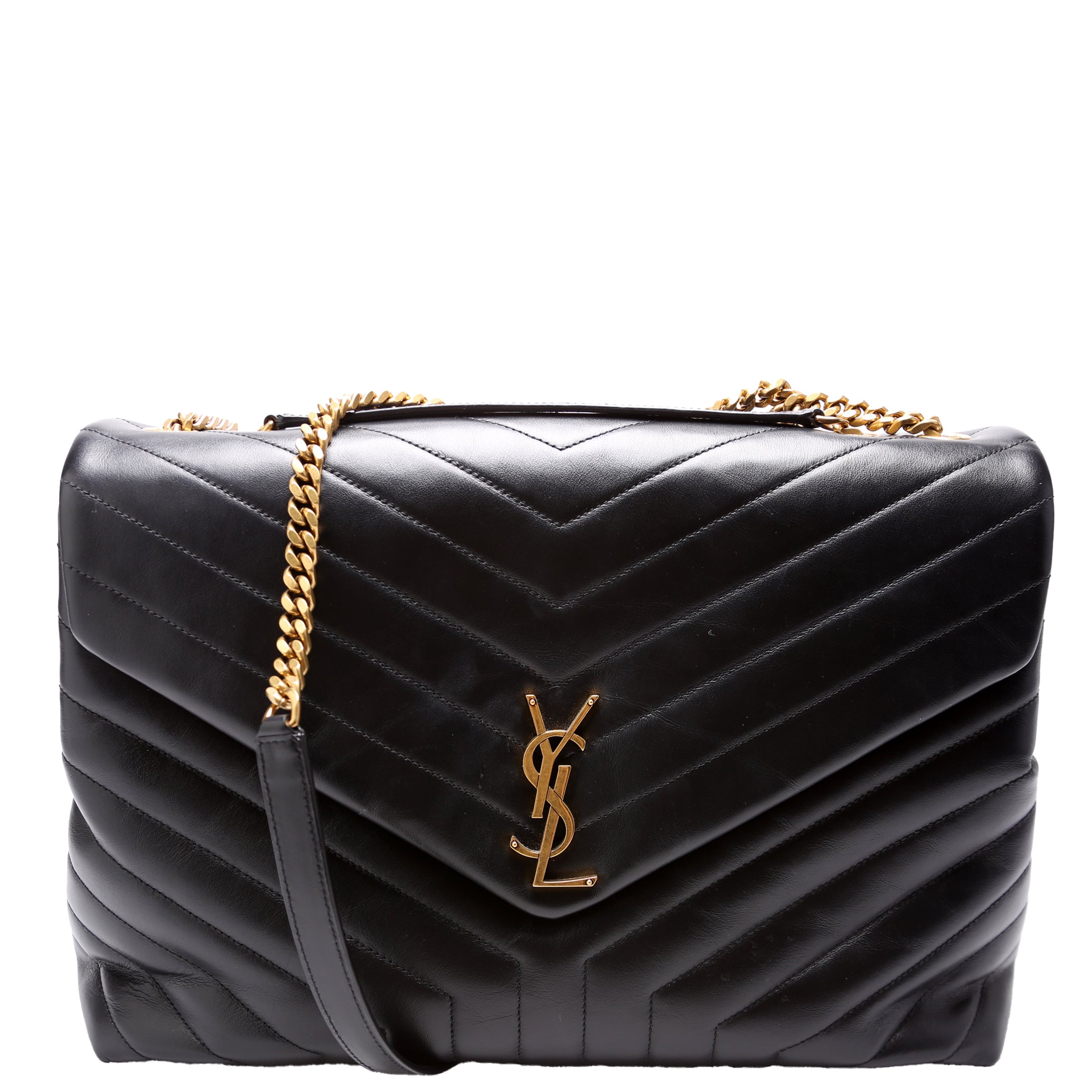 Loulou Satchel Large 574947 Black