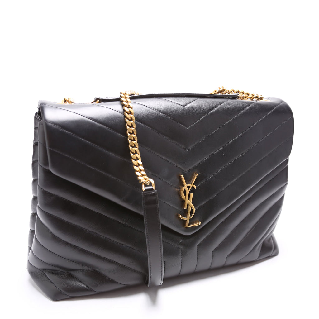 Loulou Satchel Large 574947 Black
