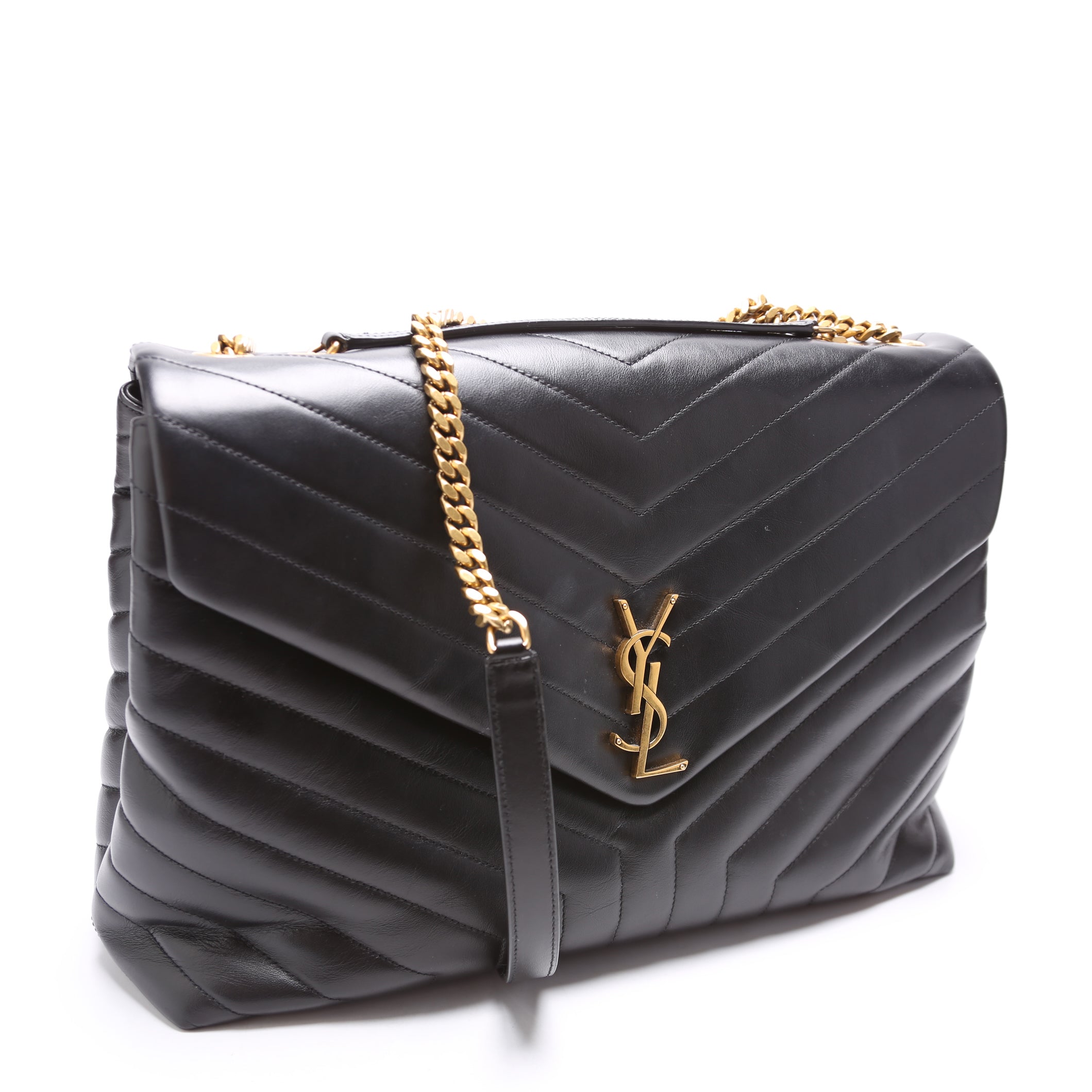 Loulou Satchel Large 574947 Black