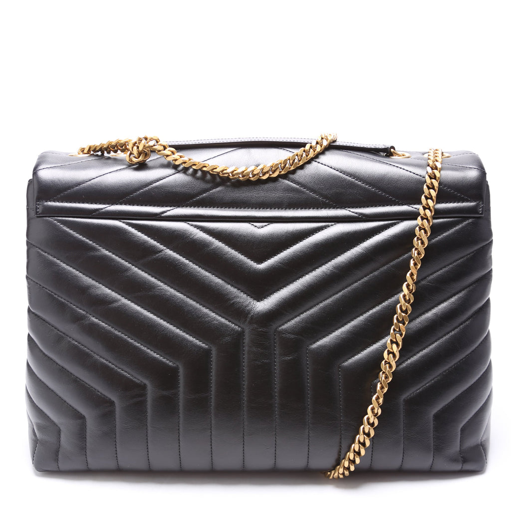 Loulou Satchel Large 574947 Black