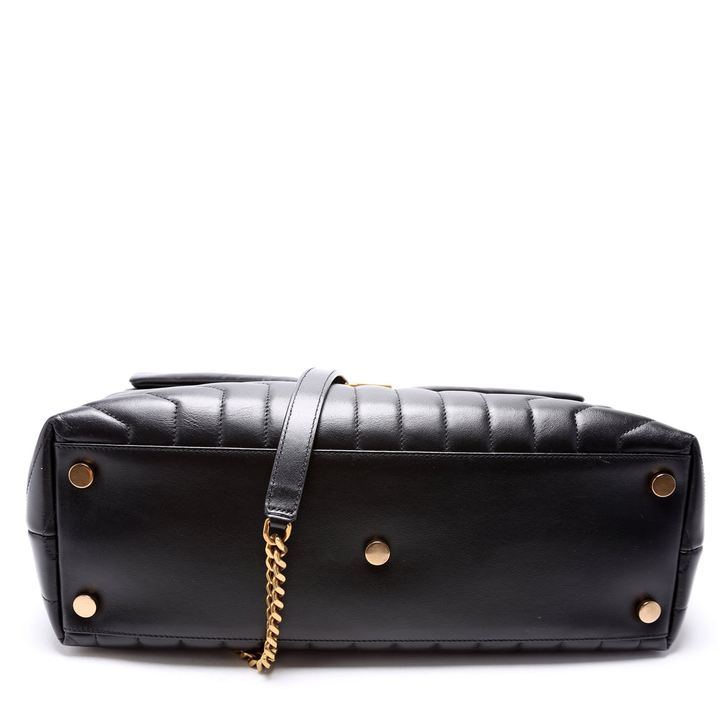 Loulou Satchel Large 574947 Black