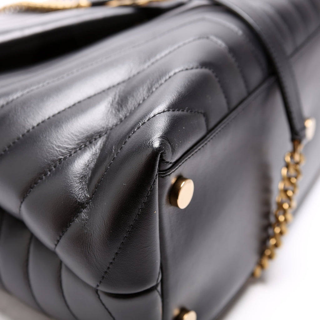 Loulou Satchel Large 574947 Black