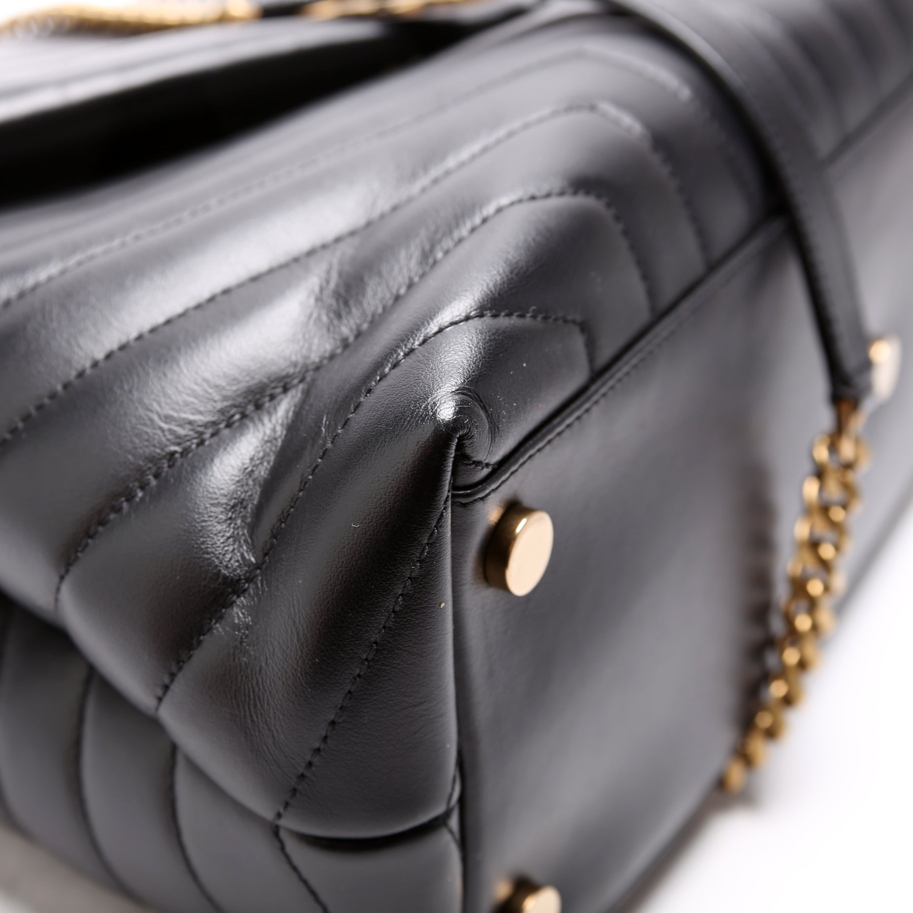Loulou Satchel Large 574947 Black