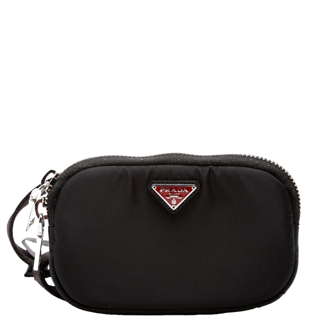 Nylon Saffiano Belt Bag Black