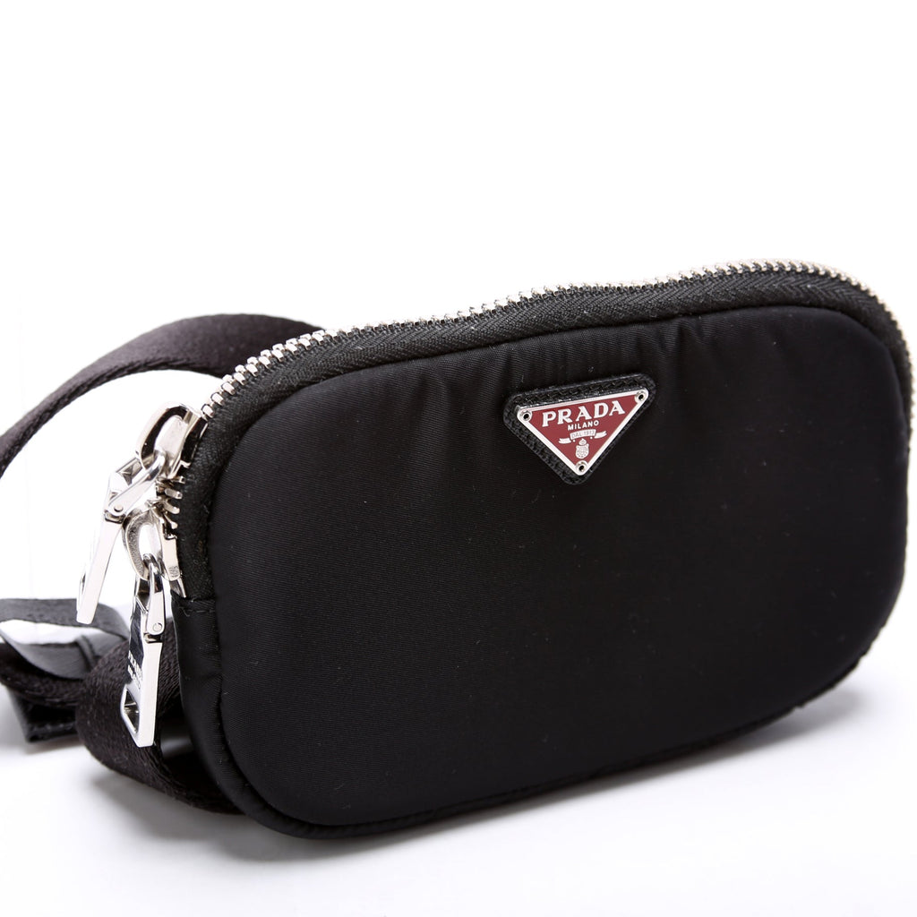 Nylon Saffiano Belt Bag Black