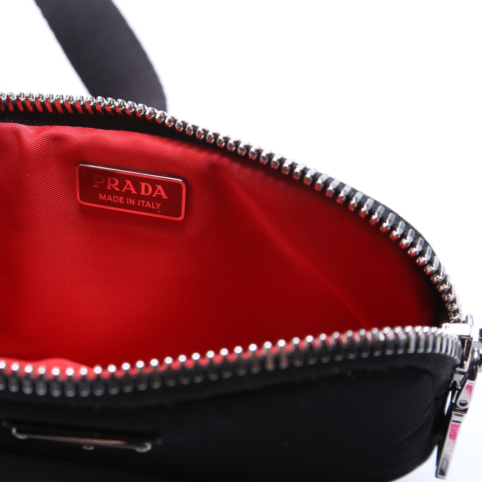 Nylon Saffiano Belt Bag Black