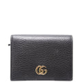 456126 GG Marmont Card Case Black