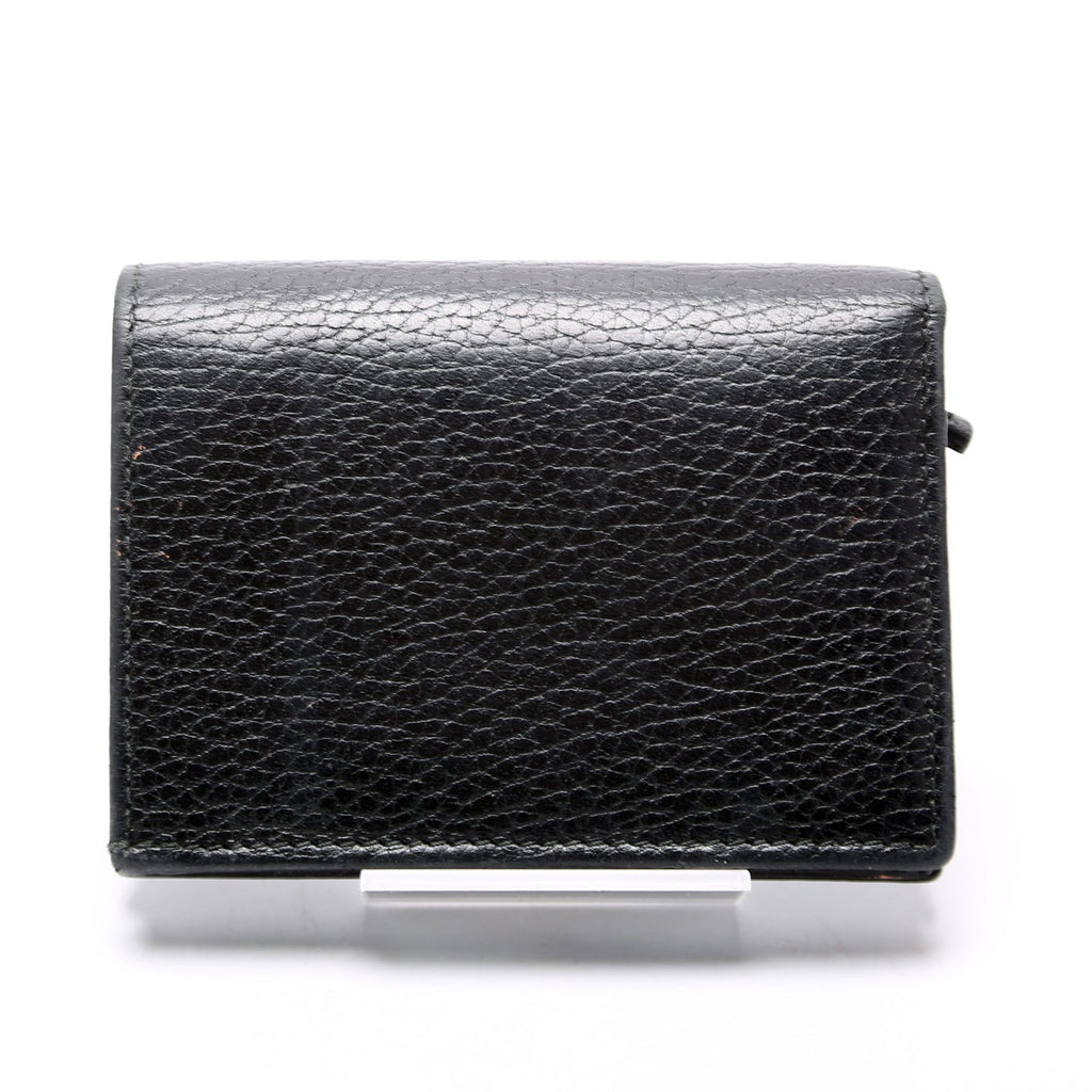 456126 GG Marmont Card Case Black