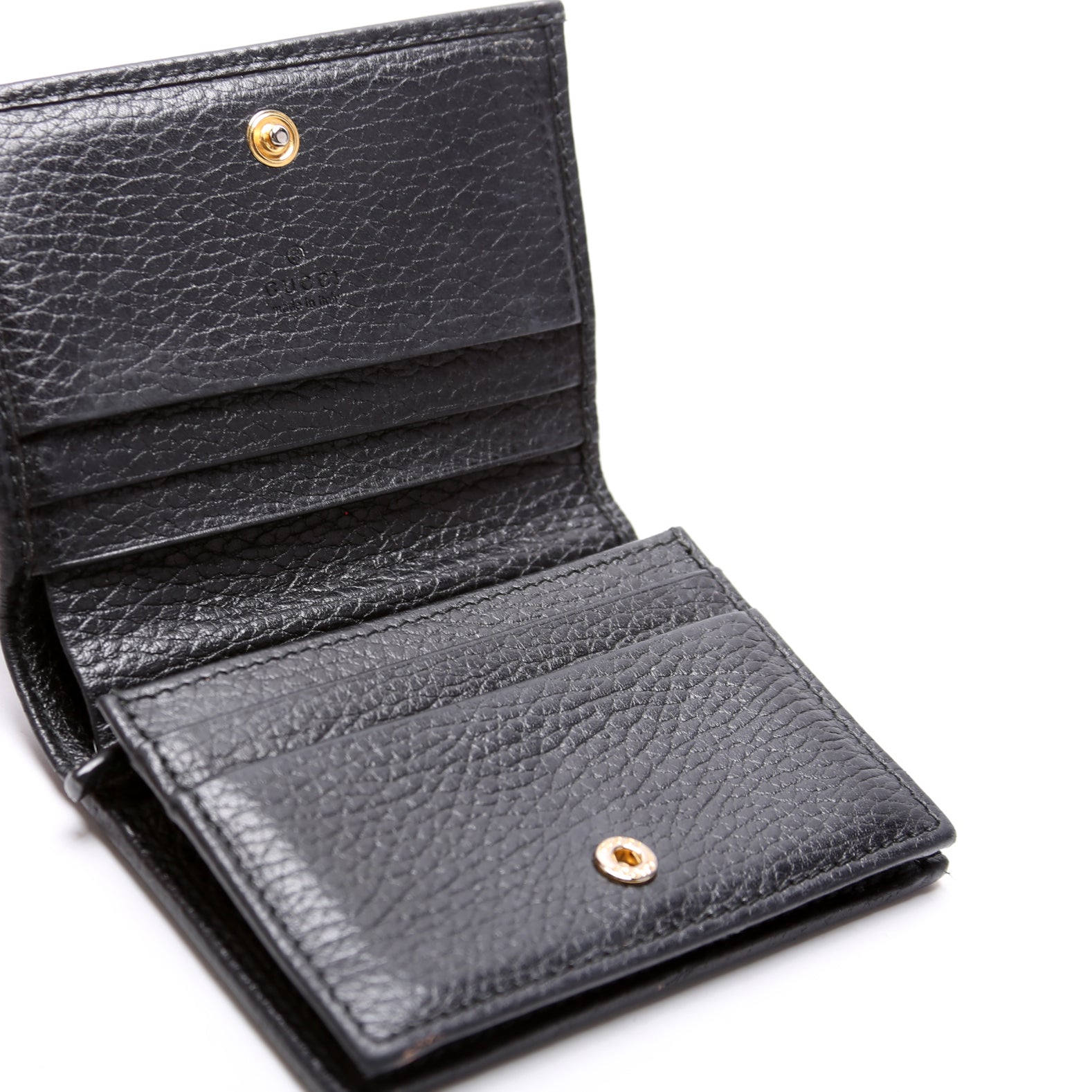 456126 GG Marmont Card Case Black