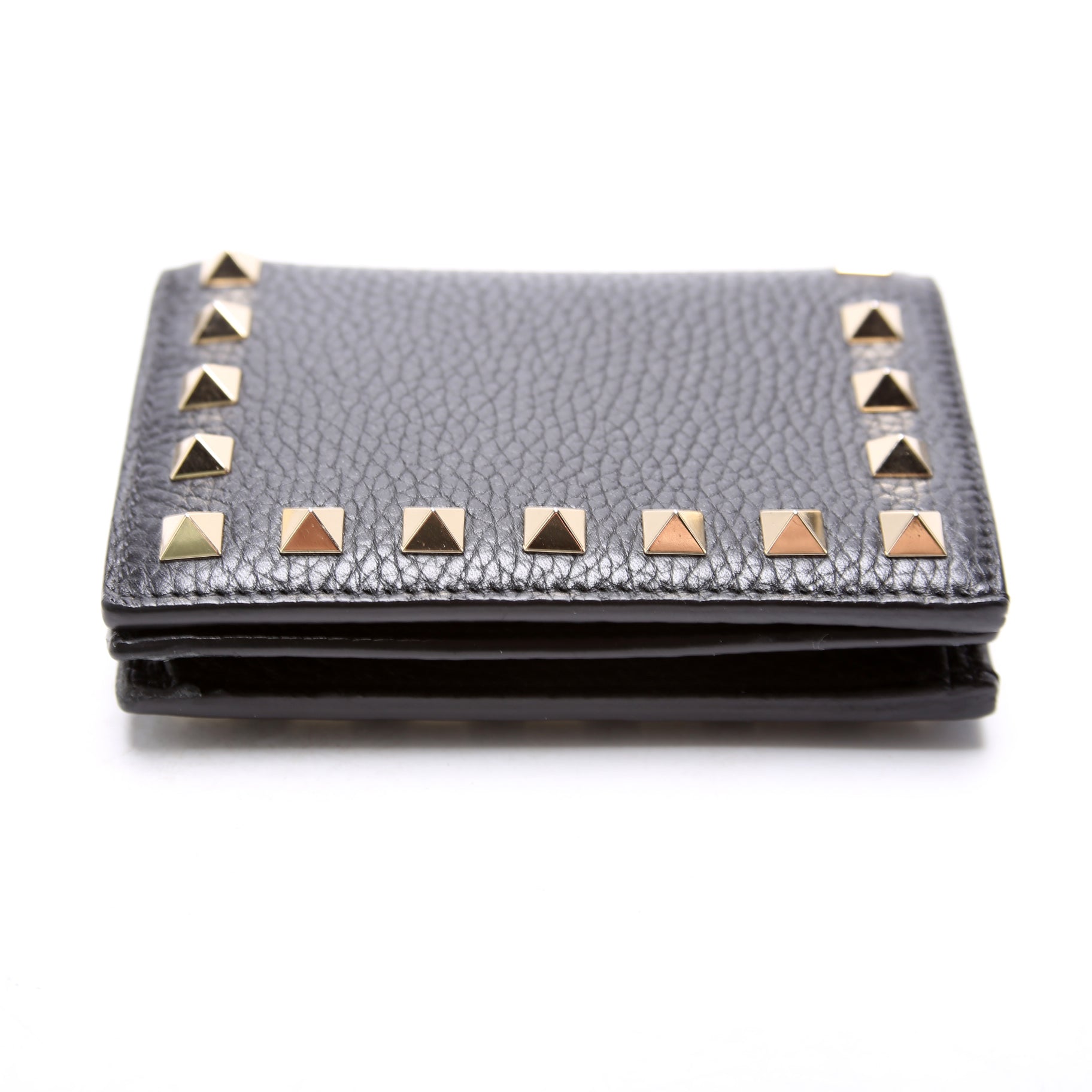 Rockstud Coin Card Case Black